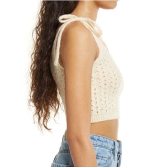 New ~ TOPSHOP , NORDSTROM ~Knitted Pretty Bralette Size 4-6 Fall - Picture 3 of 9